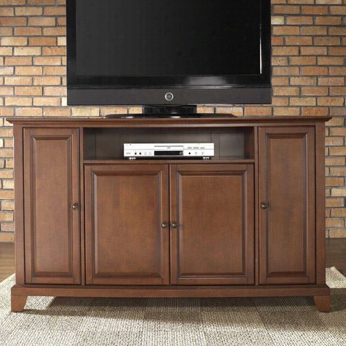 Crosley Furniture Kf10001cch Newport 60"" Tv Stand In Classic Cheryr Finish