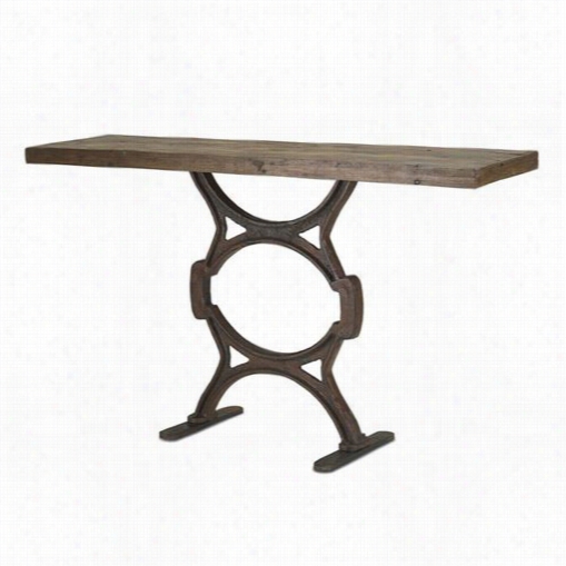 Currey An Dcompany 3022 Factory Console Table In Rusic/affectionate