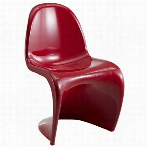 East End Imports Eei-123-red Slither Chair In Glossy Red