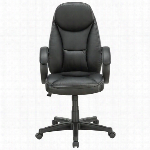 East End Imports Eei-714-blk Trendsetter High Back Ergonomic Execu Tive Office Chair In Vinyl