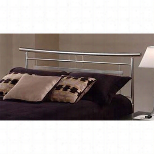 Hllsdale Furniture 1331-490 Soho Full/queen Headboard In Brushed Nickel - Rails Not Included