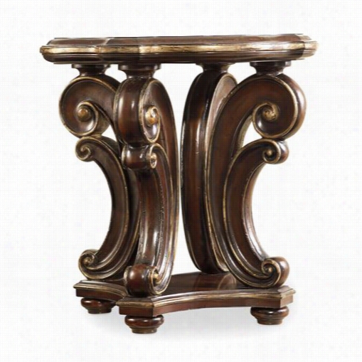 Hooker Furnirure 5272-80114 Grand Palais Rlund End Table In Dark Wood