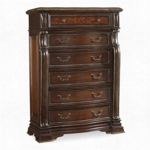 Hooker Furniture 5272-90010 Grand Palais Six Drawer Chest Indark Wood