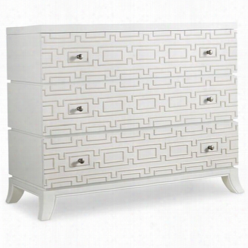 Hooker Furniture 638-85098 Melange Descanso Chest In White/cream/beige