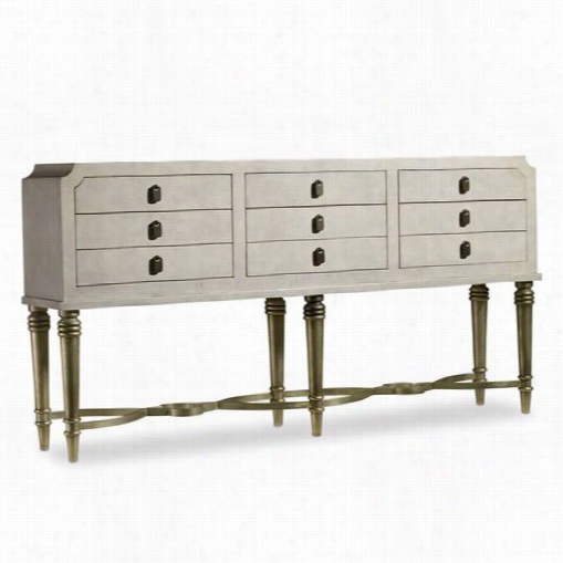 Hooer Furnitu Re 638-855148 Melange Nadia Console In Hite/cream/beige