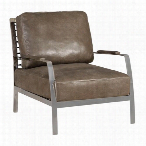Hooker  Furniture Cc518095 Palomar Luxury Club Chair In Chrome/brown