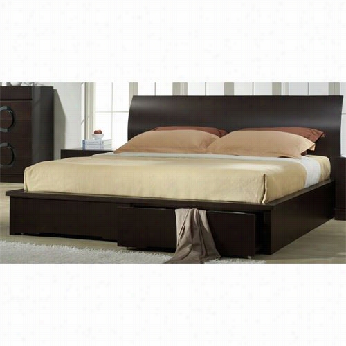 J&m Furniture 1754428-k Zen King Bed In Black