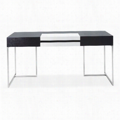 J&m Furniture 17861 S101 Modern Office Desk In Wenge Andd Happy High Gloss