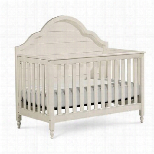 Legacy Classic Furniture 3832-8900 Wendy Bellissimo Grow With Me Convertible Crib In Seashell White