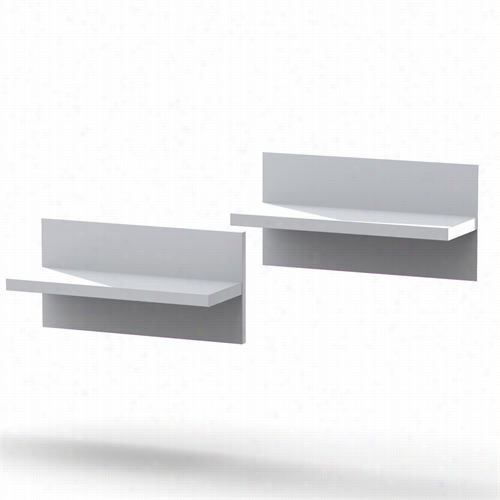 Nexera 211103 Liber-t Floating Shelve - Set Of 2