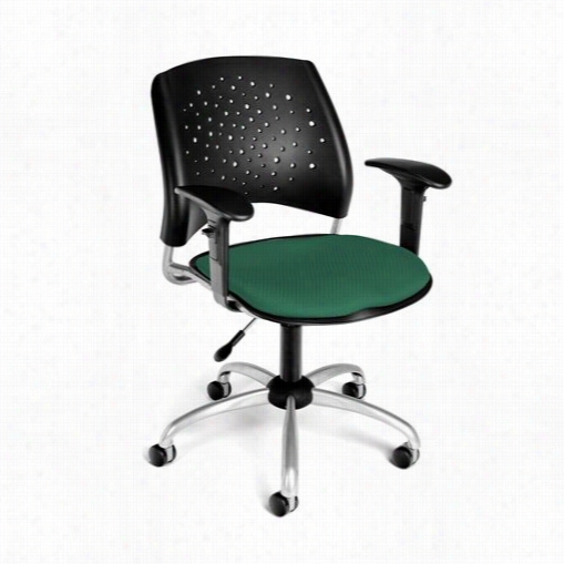 Ofm 326-aa3 Stars Swivel Chair With Arms