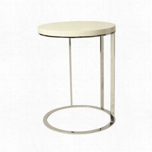 Pastel Furniture Me-430 Metro End Table In Chrome