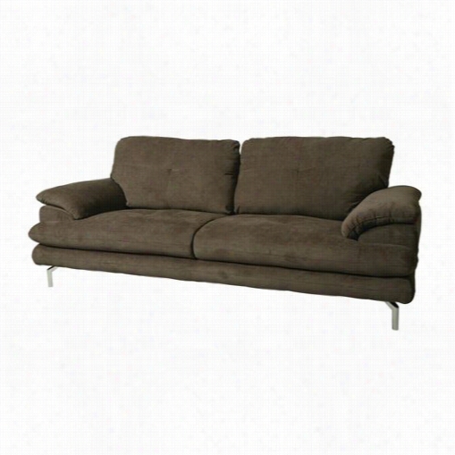 Pastel Furniture Pk-181-ch-716 Pekeri Sofa In Chrome/dark Gray