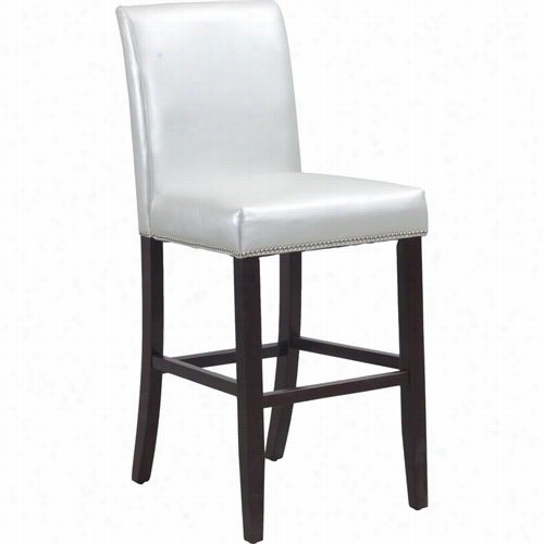 Powell Furniture 14d2032 Meetallic Opal Leatherette Exclude Stiol With Nailhead Trim On Black Legs