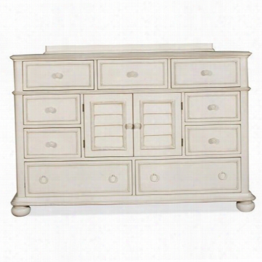 Riverside 16794 Placid Cove Emdia Dresser In Honeysucle White