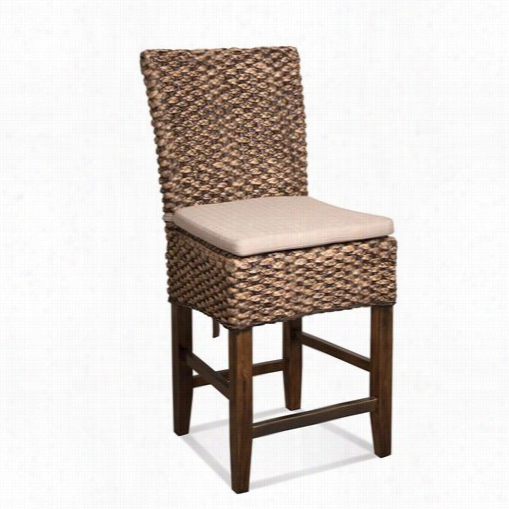 Riverside 36967 Mix N Match Woven Counter Stool In Hazenut - Set Of 2