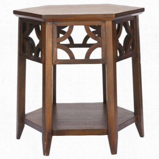 Safavieh Amh4602 Connor Hexagon End Table