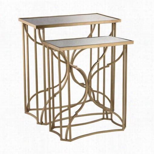 Sterling Industries 51-009-s2 Recent Moorish Scroll Side Table - Offer For Sale Of 2