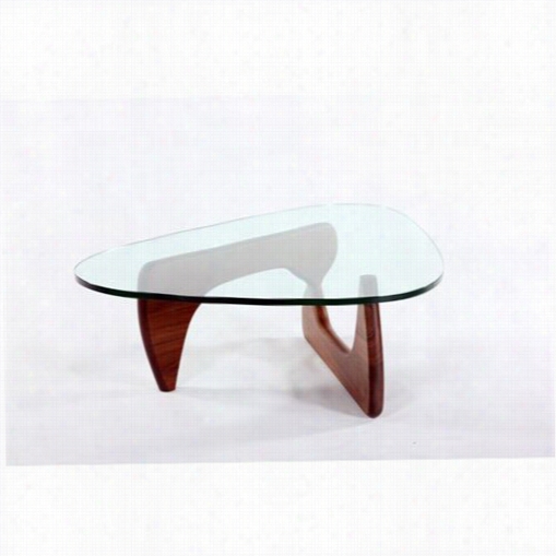 Stilnovo Fet1003walnut Noguchi Coffee Table In Wlnut