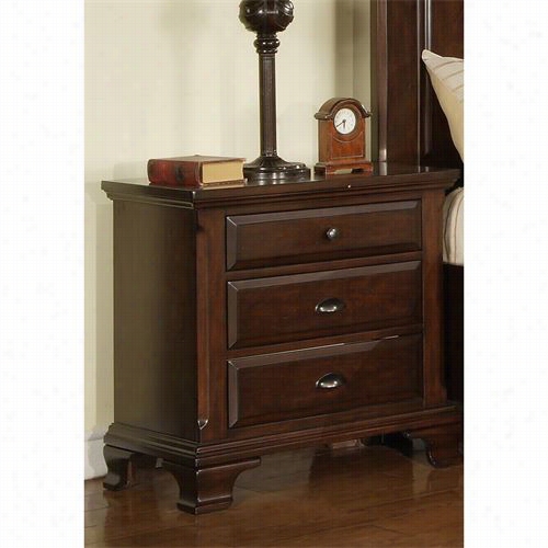 Sunset Trading Ss-cn600-ns Cambridge Nightstand In Rich Herry