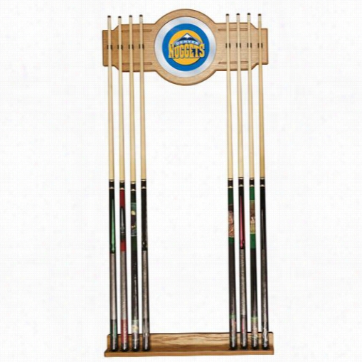 Trademark Home Nba6000-dn Denver Nuggets Nba Billiard Cue Rack With Mirror