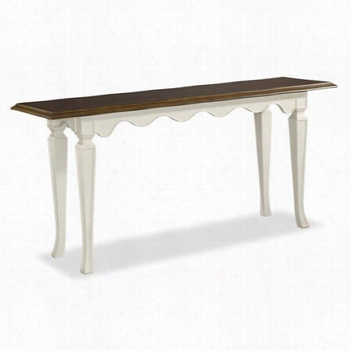 Universal Furniture 323803 Cordevalle Rectangular Cknsole Table In Blanc/heirloom