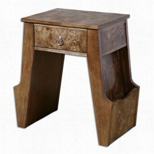 Uttermost 24399 Dinsmore Wooden Magazine Table