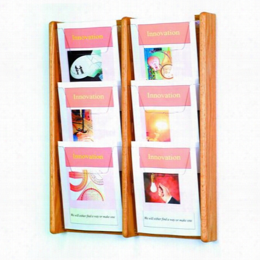 Wooden Mallet Ac26-6 Stance 6 Pocket Wall Display