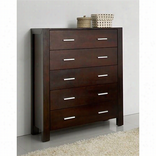 Abbyson Living Hm-5000-2530 Aspen 5 Drawers Dresser In Capuccino