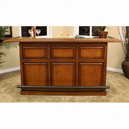 American Heritage 600006-vo-ss Kokomo Home Bar In Vintage Oak/sandstone