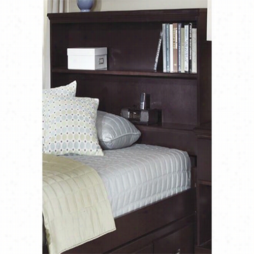 Carolina Furinture 477730-47773-479300signature Twin Bookcase Bed In Espresso