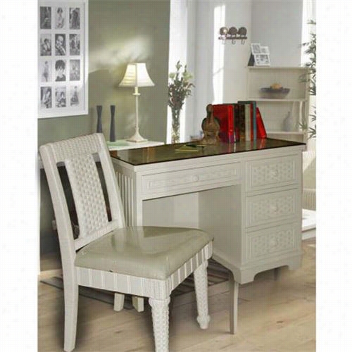 Chasco Designs 4284-dk Cottage 4-drawer Desk Set Wih Chair