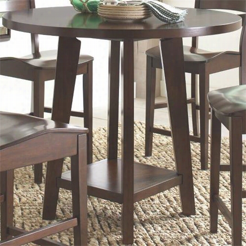 Coaster Furniture 105683 Byron Counter Height Table In Dark Brown