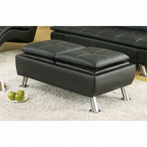 Coaster Furniture 300283 Ottoman In Black