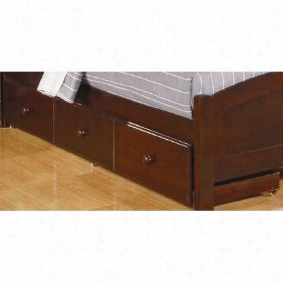 Coaster Furniture 400291sp Arker Casua Uunderbed Storgae In Cappuccino