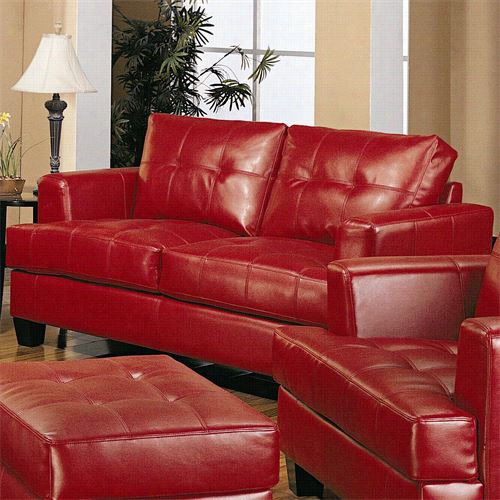 Coaster Furniture 501832 Samuel Contemporary Leather Loveseat Ni Re