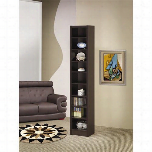 Coaster Furniture  800285 Elegant Bookcase In Cappuccino