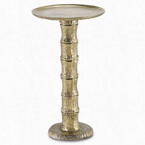 Currey And Company 4170 Radiance Drinks Table In Antque Gold