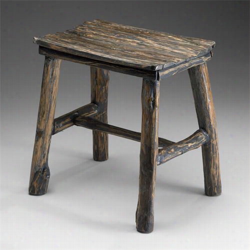 Cyan Design 04064 Vib Tage Wooden Stool In Pecan