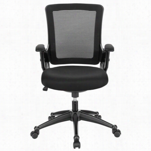 East End Imports Eei-827-blk Aspire Offfice Chair With Mesh Back And Mesh Fabric Seat In Blak