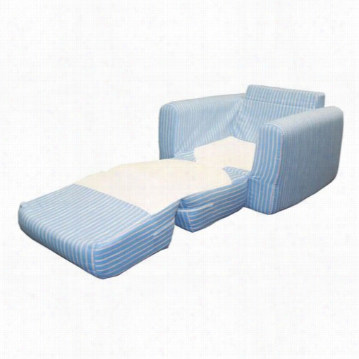 Funn Furnishings 20265 Dismal Jewel Stripe Chair Sleeper