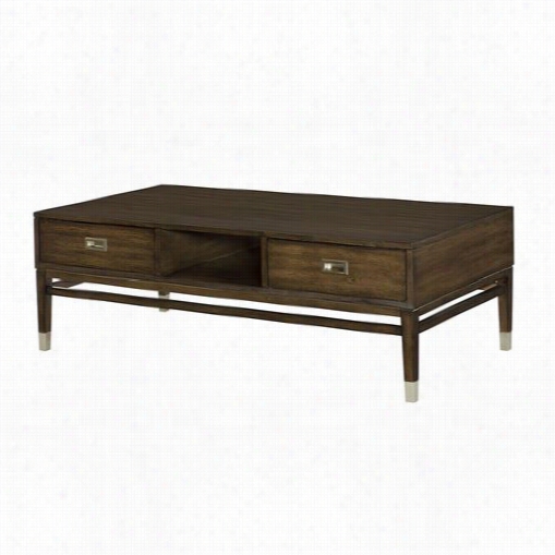 Hammary 454-910 Str Atus Rectangular Cocktail Table In Umber Brown Pecan - Kd