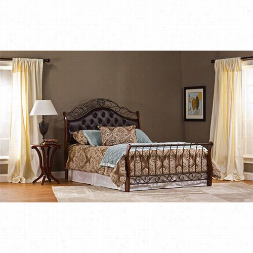 Hillsdale Equipage 1120-500 Hyde Park Queen Bed Predetermined In Antique Brown