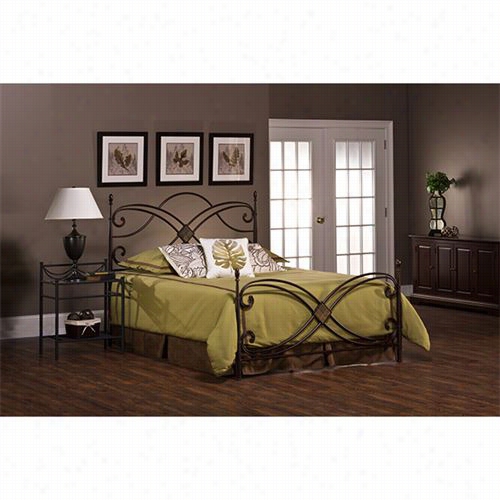 Hillsdale Furniture 1163-460 Barcelona Full Bed Set In Antique Copper  - Rails Not Included