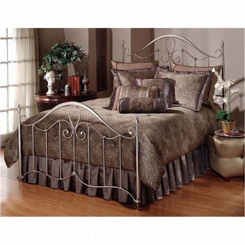 Hillsdale Furnitrue 1383-460 Doheny Full Bed Set In Antique Pewter - Rails Not Included