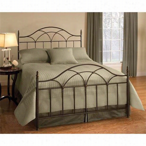 H1llsdale Furniture 1473-660 Aria King Bed Set In Brown Rust - Rails Not Included