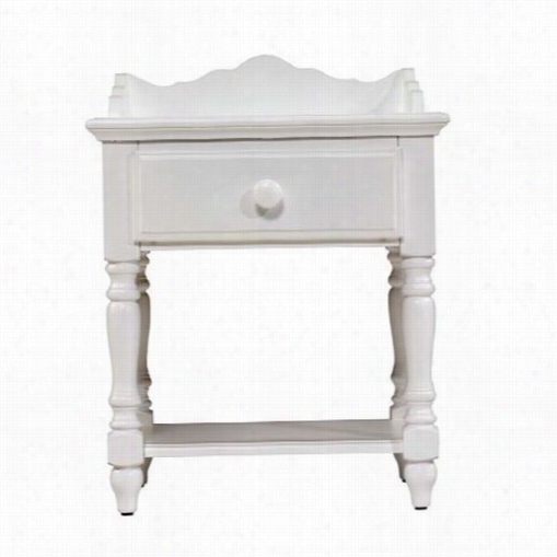 Hillsdale Furniture 1528-771ww Laauren Nightstand In  White