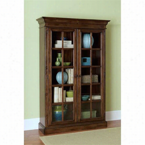 Hiillzdale Furniture 4860-899 Pine  Island Large Library Cabinet I N Untaught Pine