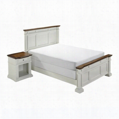 Home Styles 5002-6023 Americaha Sovereign Bed  And Night Stand