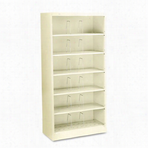 Hon Industries Hon626cn 600 Series 75-7/8"" Steel Open Shelvin Gwith 6 Shelf